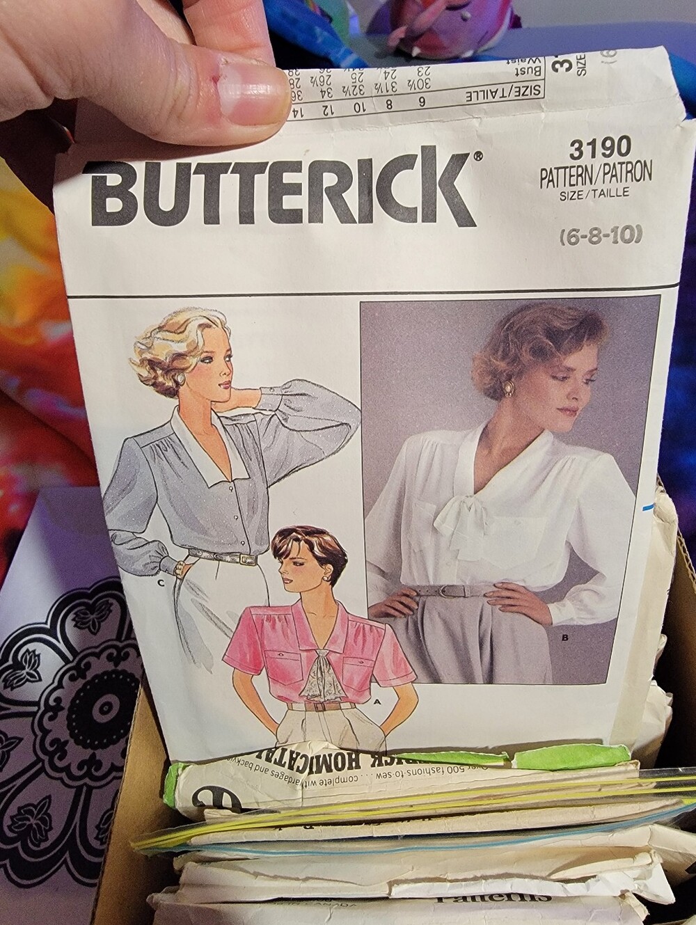 Vintage Sewing Patterns (49) Shirts and Blouses w/ Box McCall's / Butterick - Picture 6 of 10
